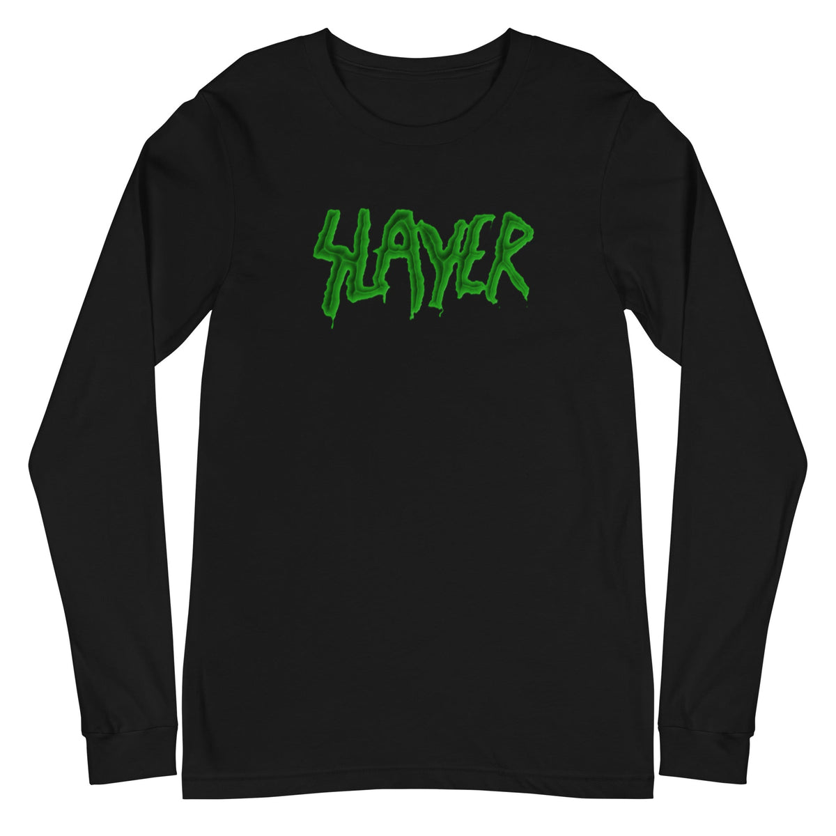 Slayer - Slime Logo Long Sleeve T-Shirt - Black