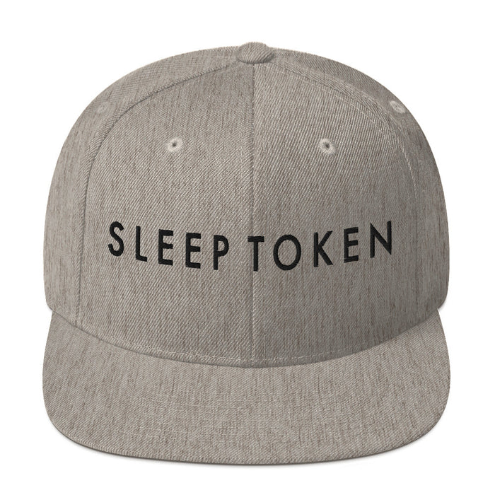 MerchMoment - Sleep Token Logo Grey Snapback Hat -