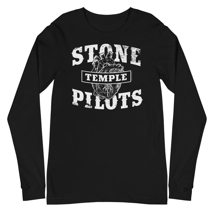 Stone Temple Pilots - Heart Logo Long Sleeve T-Shirt - Black