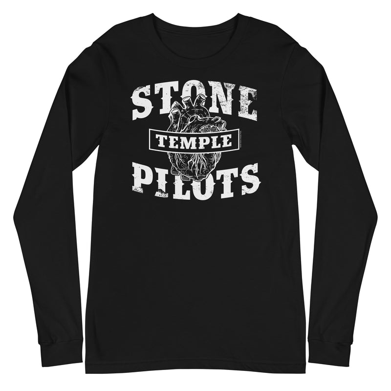 Stone Temple Pilots - Heart Logo Long Sleeve T-Shirt - Black