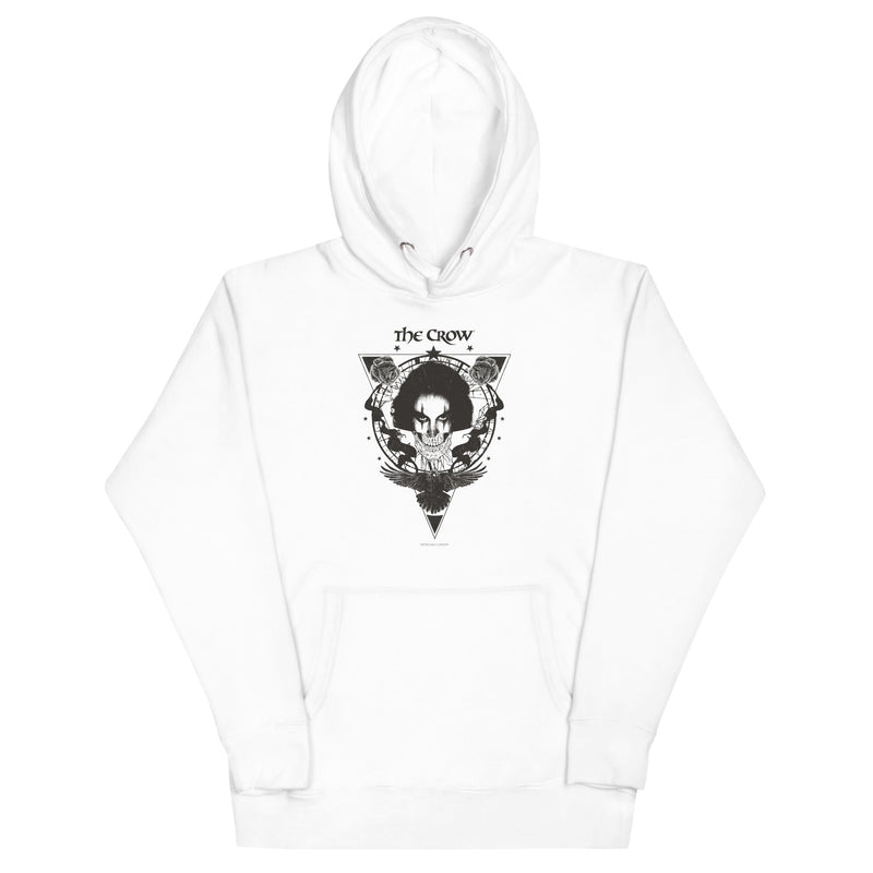The Crow - Badge Emblem Hoodie - White