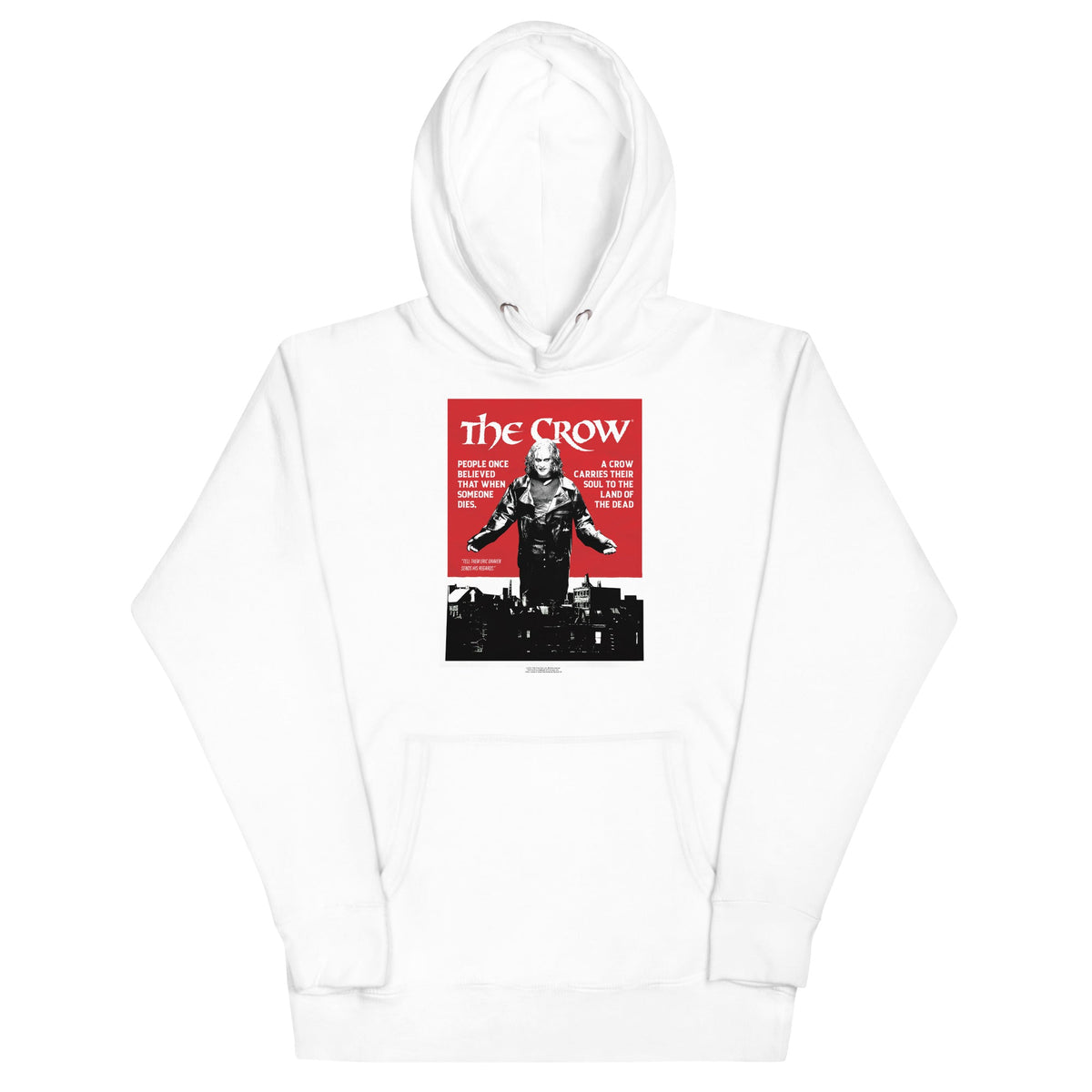 The Crow - Movie Poster Hoodie - White