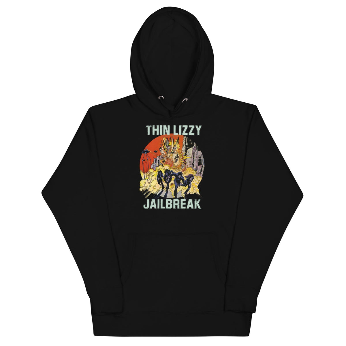 Thin Lizzy - Vintage Jailbreak Hoodie - Black