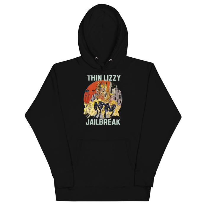 Thin Lizzy - Vintage Jailbreak Hoodie - Black