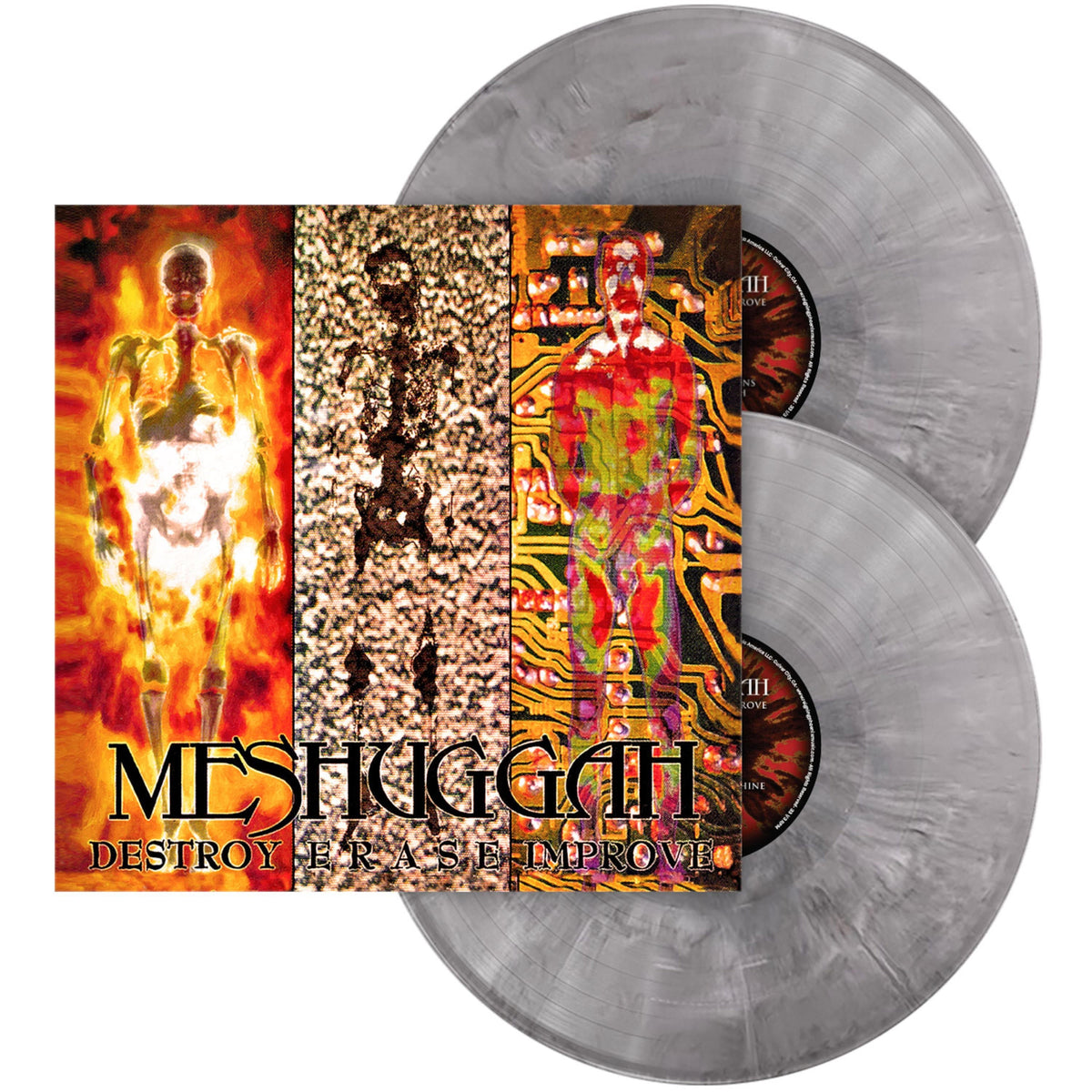 Meshuggah - Destroy Erase Improve: 30Th Anniversary Edition (2026 Remastered) [Gray, Black White Marble Vinyl] - Vinyl