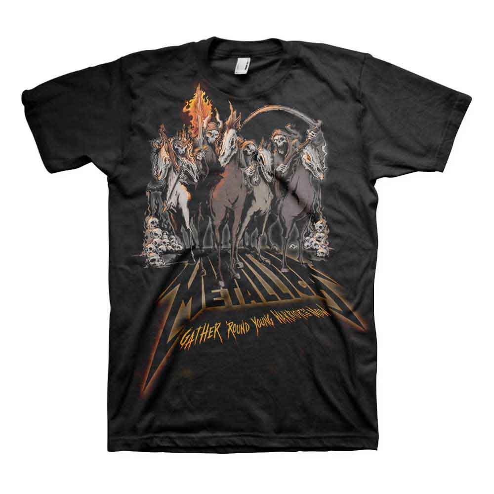Metallica - 40th Anniversary Horsemen - T-Shirt Black