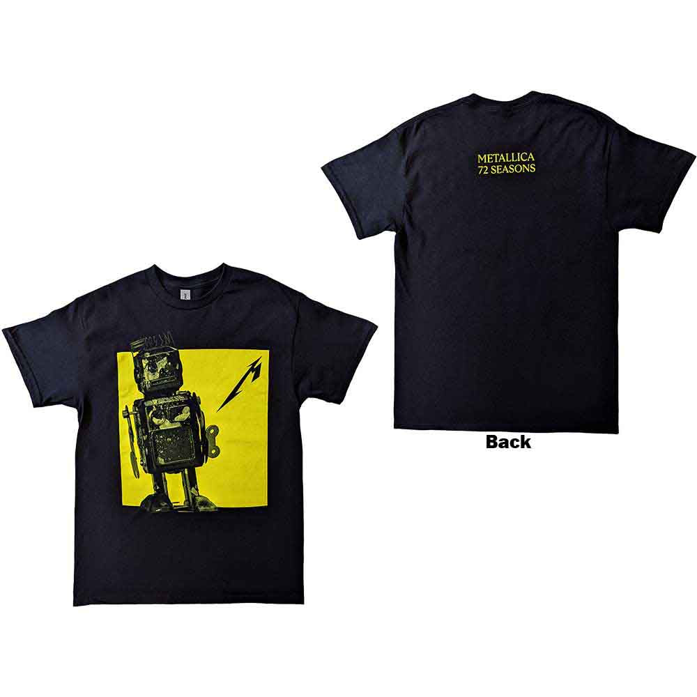 Metallica - 72 Seasons Burnt Robot - T-Shirt Black