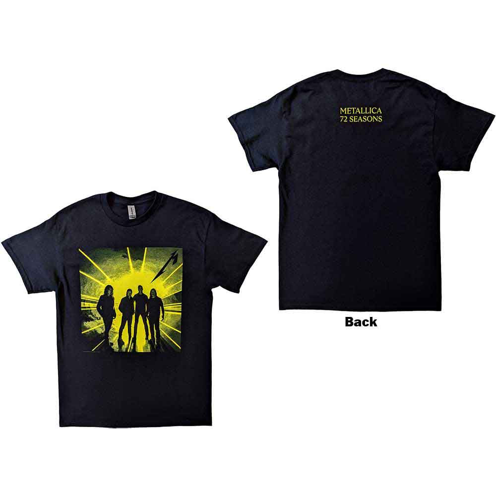 Metallica - 72 Seasons Burnt Strobe - T-Shirt Black