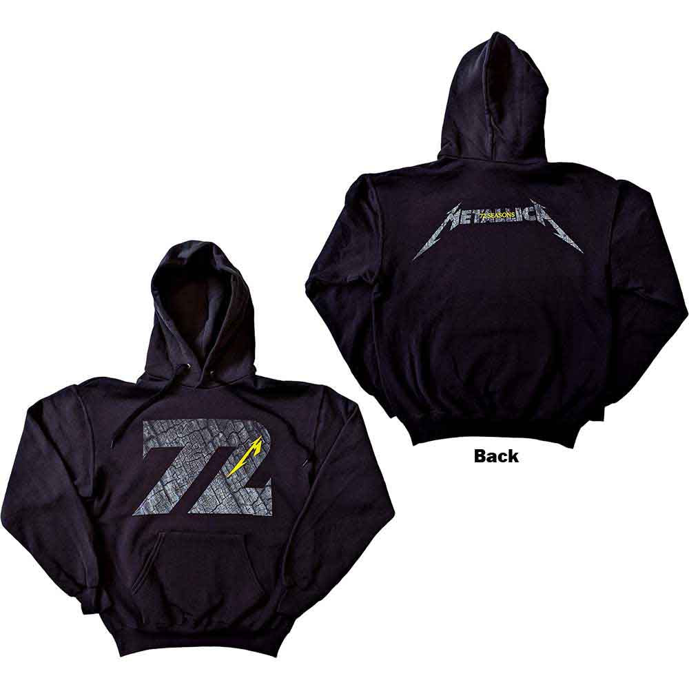 Metallica - 72 Seasons Charred Logo - Sweatshirt Black