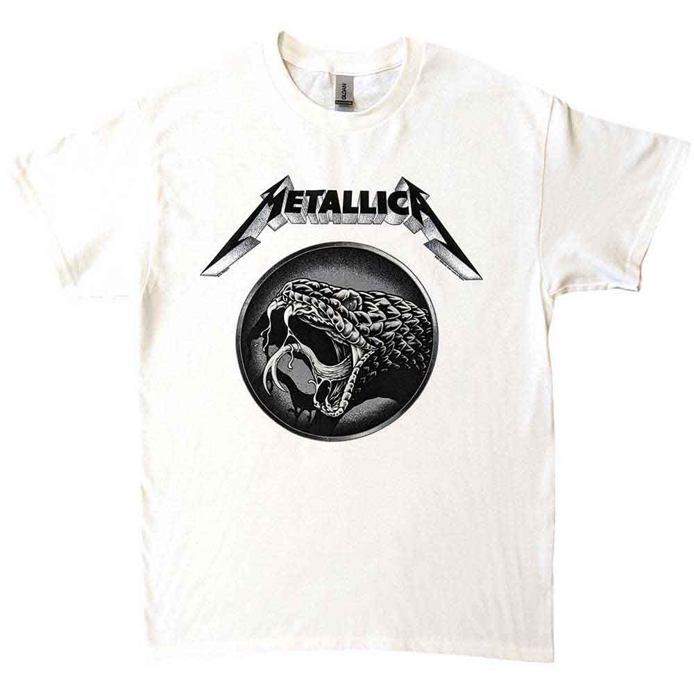 Metallica - Black Album Poster - T-Shirt White