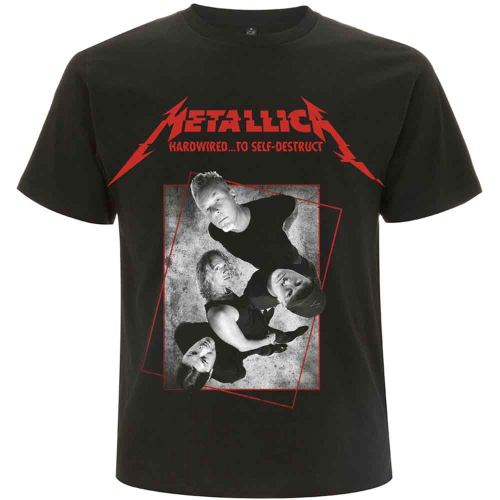 Metallica - Hardwired Band Concrete - T-Shirt Black