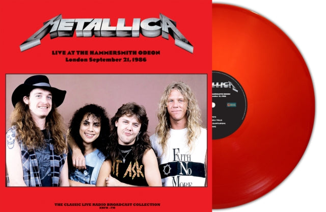 Metallica - Live at the Hammersmith Odeon, London, September 21st 1986 (180 Gram Red Vinyl) [Import] - Vinyl