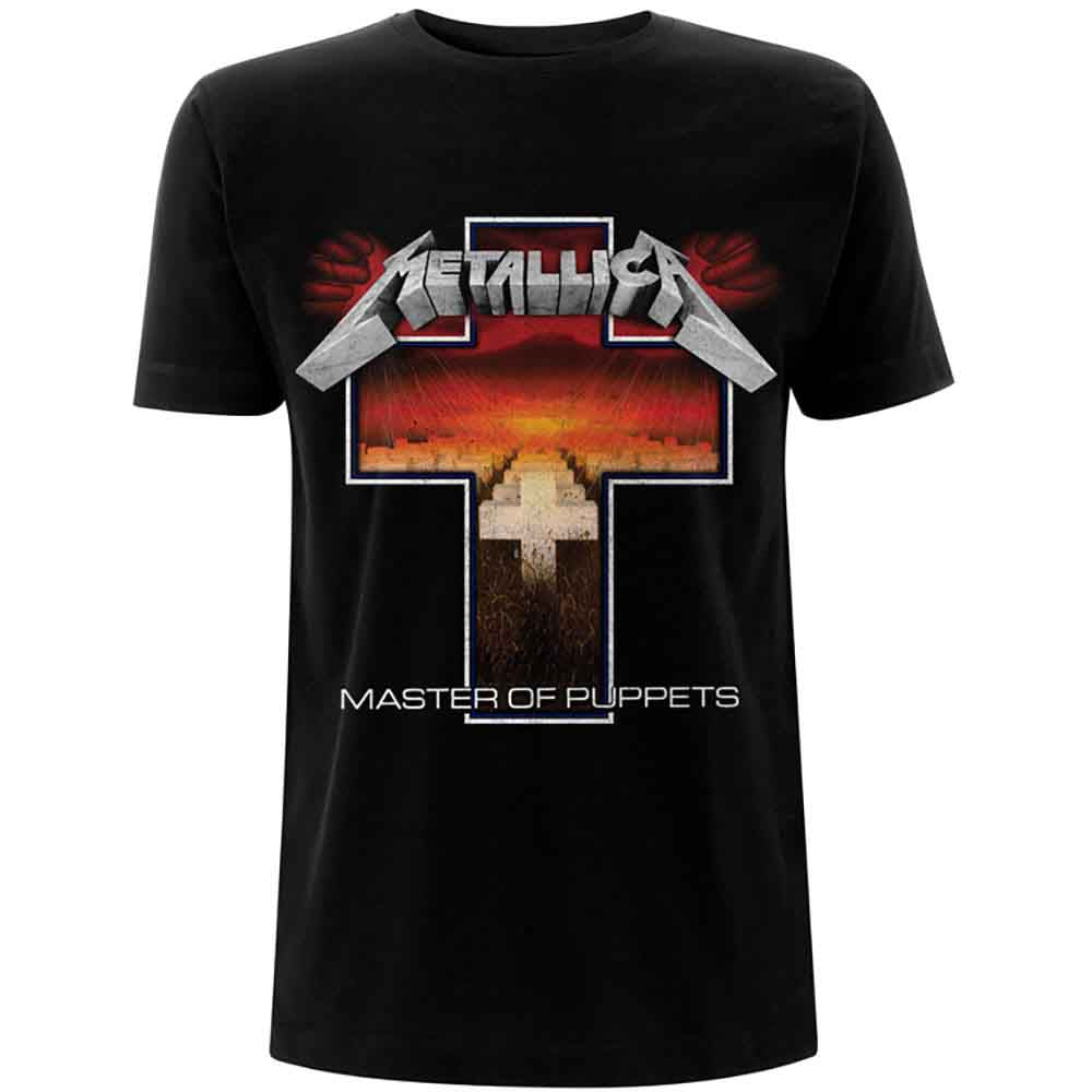 Metallica - Master of Puppets Cross - T-Shirt Black