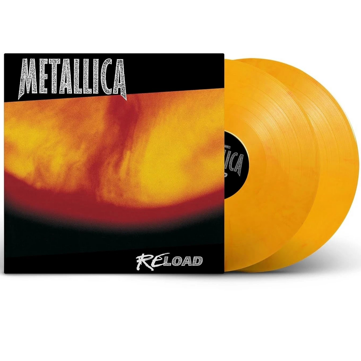 Metallica - ReLoad: Remastered (Limited Edition, "Flaming Fuel" Yellow Colored Vinyl) [Import] (2 Lp's) - Vinyl