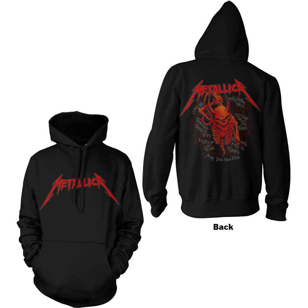 Metallica - Skull Screaming Red - Sweatshirt Black