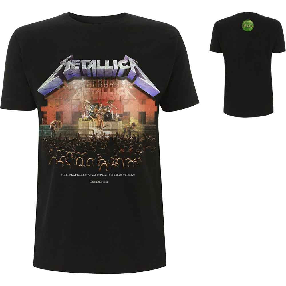 Metallica - Stockholm '86. - T-Shirt Black