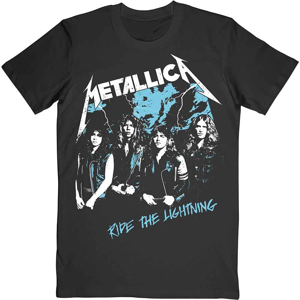 Metallica - Vintage Ride The Lightning - T-Shirt Black