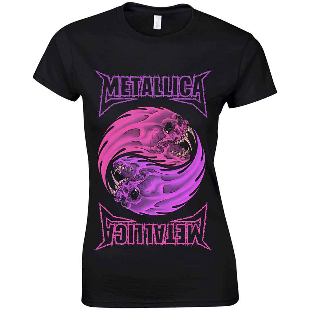 Metallica - Yin Yang Purple - T-Shirt Black