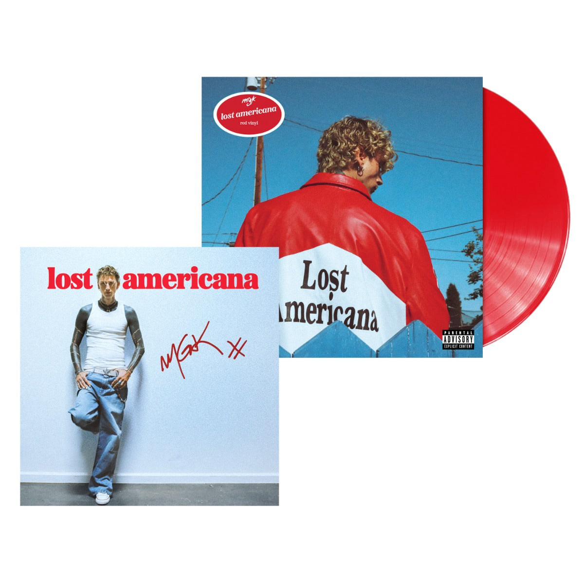 Mgk - Lost Americana – Limited Edition Brick Red Vinyl [Signed Insert] - Vinyl