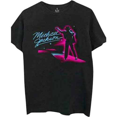 Michael Jackson - Neon - T-Shirt Black