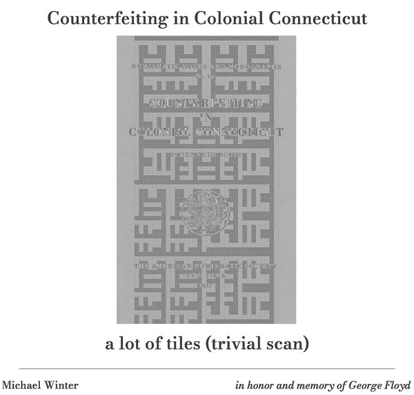 MICHAEL WINTER - Counterfeiting in Colonial Connecticut / a lot of tiles (trivial scan) - CD