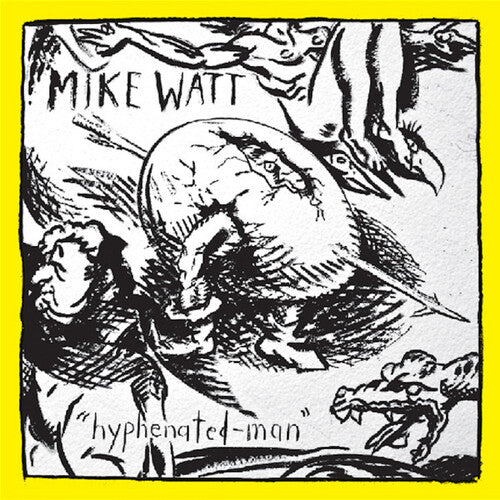 Mike Watt - Hyphenated-Man - Yellow & Black Marble - Vinyl