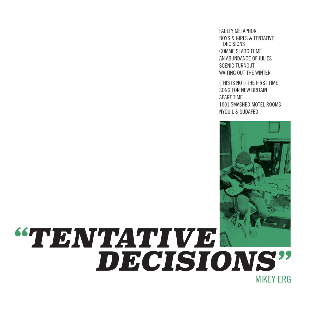 Mikey Erg - Tentative Decisions - Vinyl