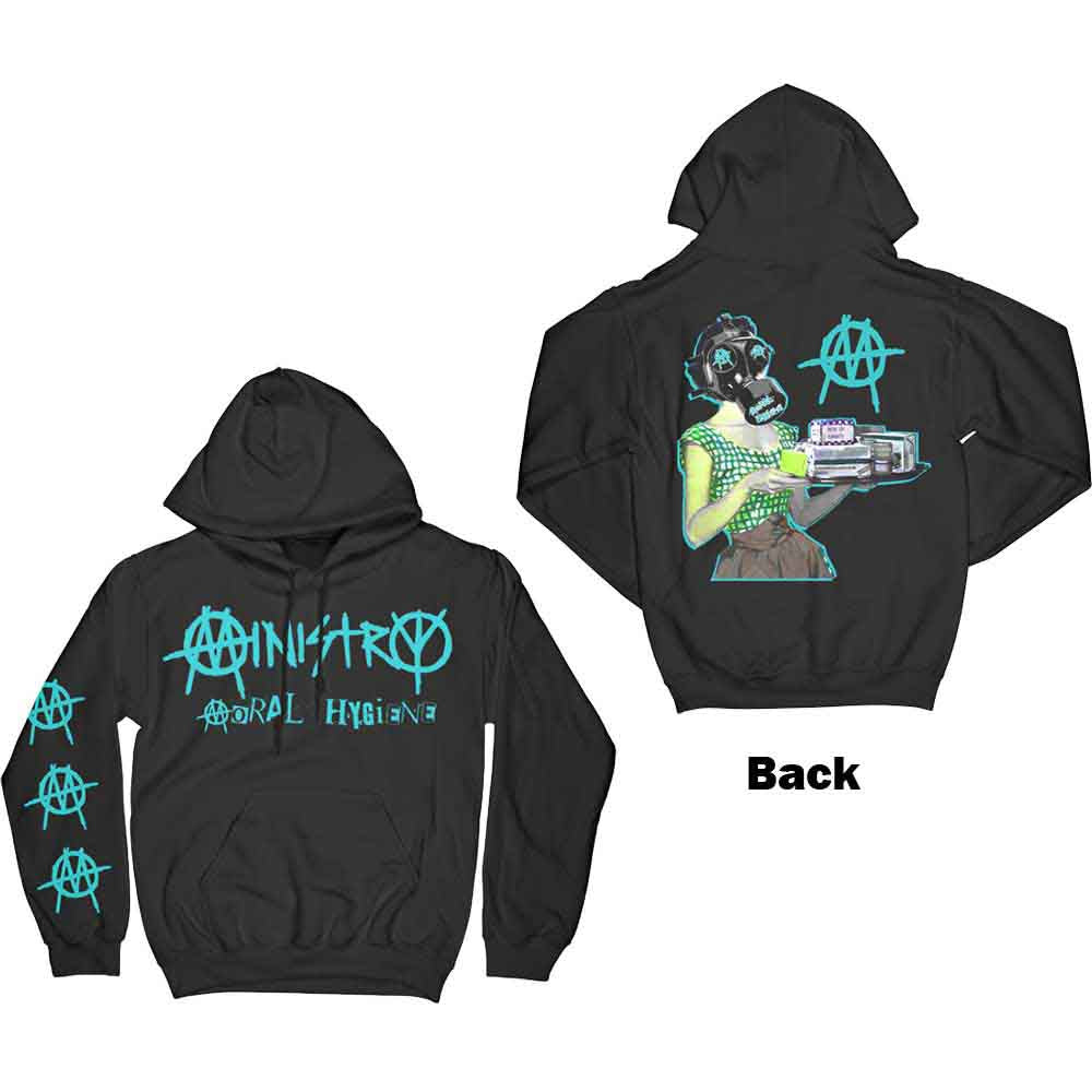 MINISTRY - Moral Hygiene Gasmask - Sweatshirt Black