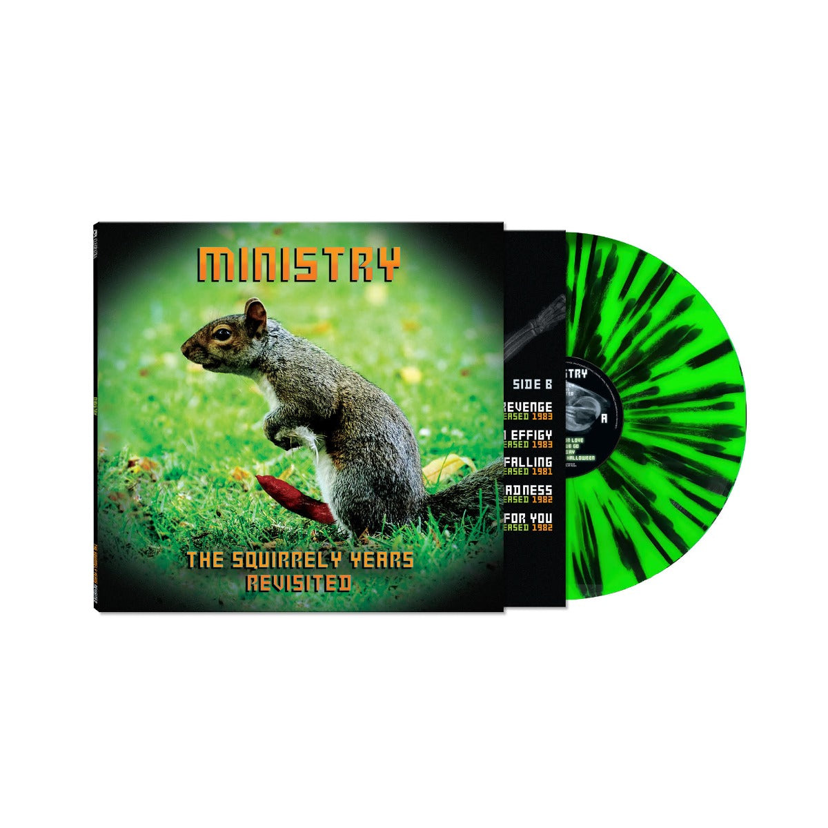 MINISTRY - The Squirrely Years Revisited (Color Vinyl) (Green & Black Splatter) - Vinyl