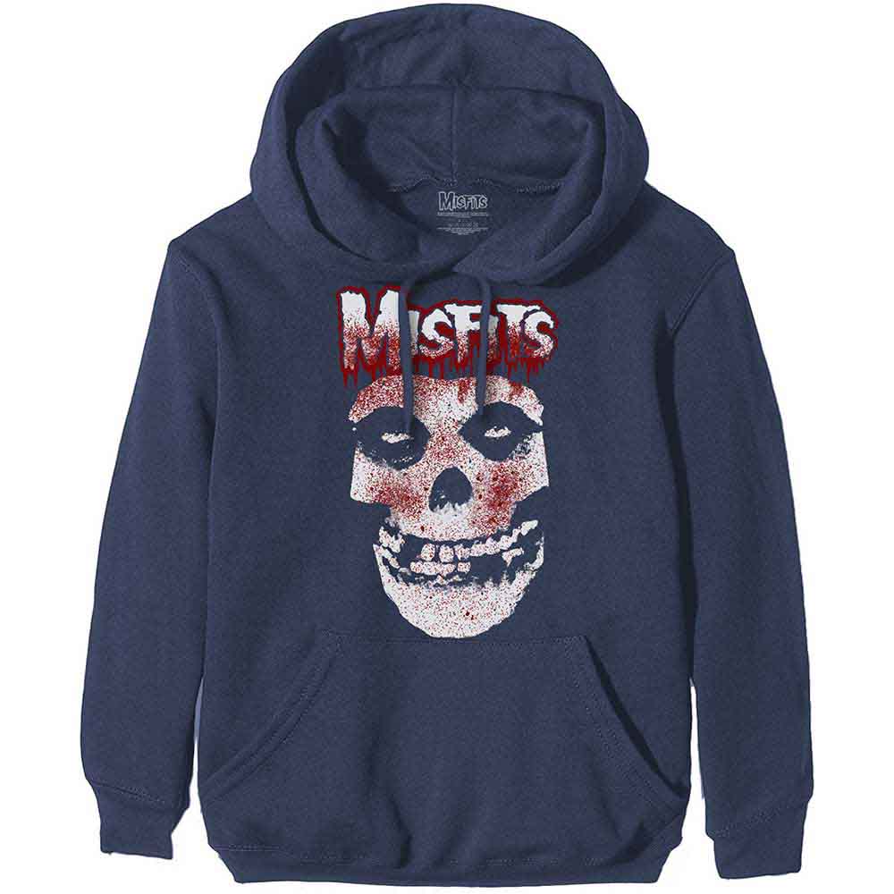 Misfits - Blood Drip Skull - Sweatshirt Blue
