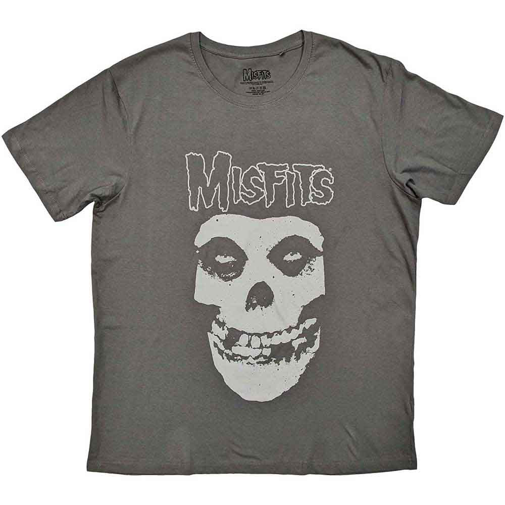 Misfits - Logo & Fiend - T-Shirt Grey