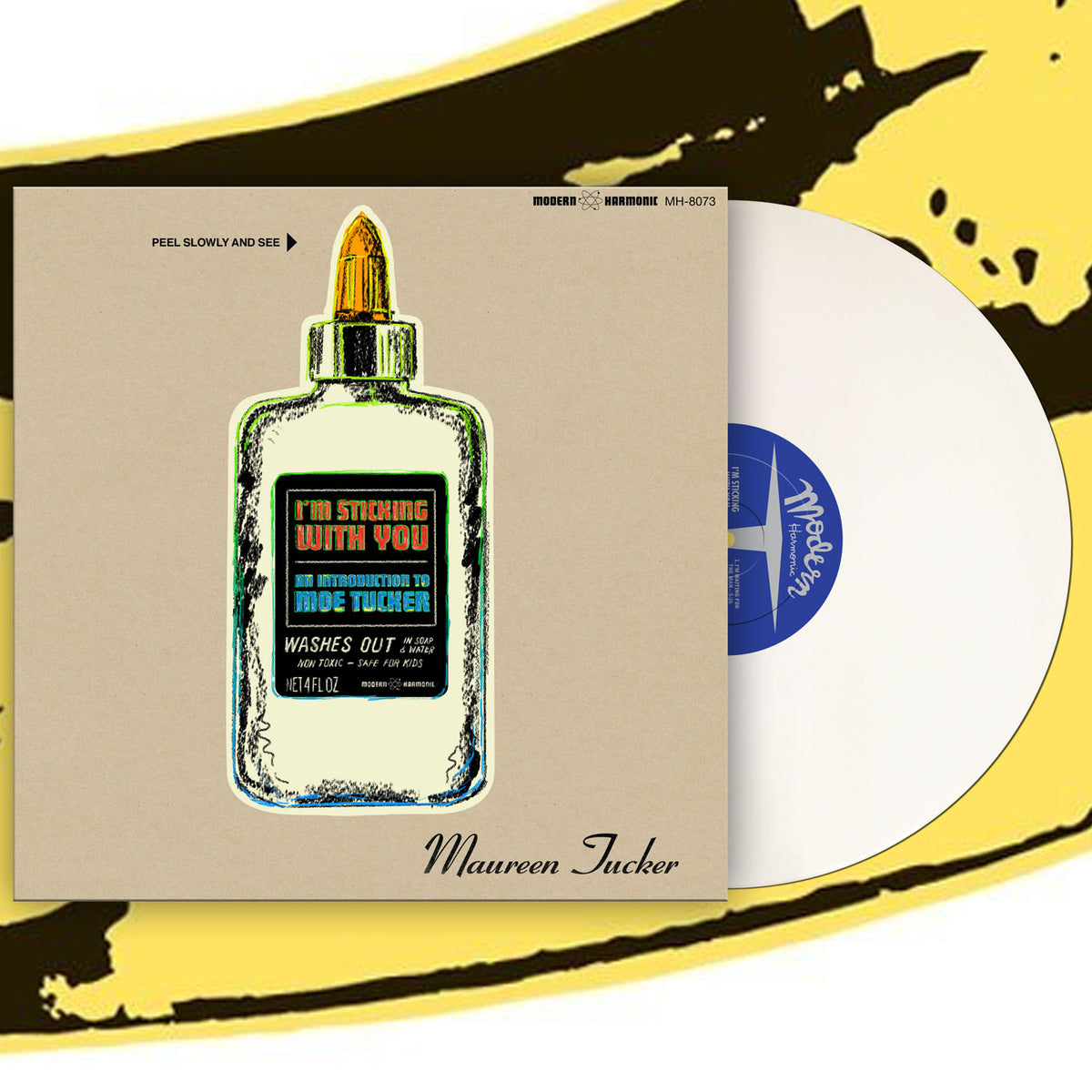 Moe Tucker - I'm Sticking With You: An Introduction To Moe Tucker (WHITE VINYL) - Vinyl