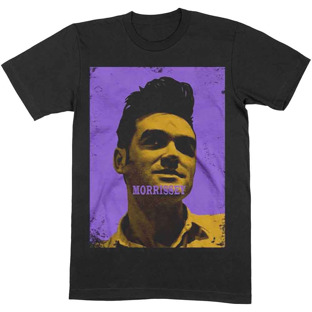 Morrissey - Purple & Yellow - T-Shirt Black