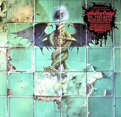 Motley Crue - Dr. Feelgood (35th Anniversary) (Limited Edition, Deluxe Edition, Green & Black Colored Vinyl) (3 Lp's) - Vinyl