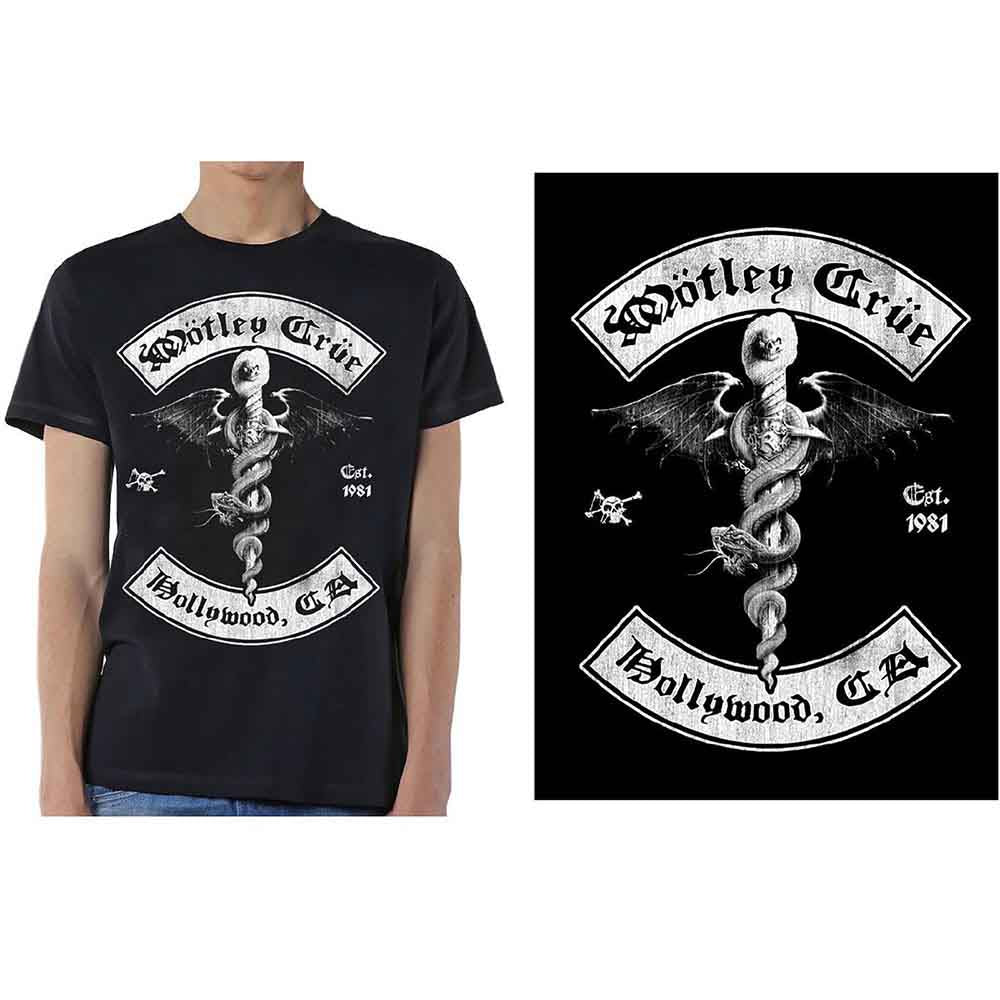 Motley Crue - Feelgood Hollywood Revision - T-Shirt Black