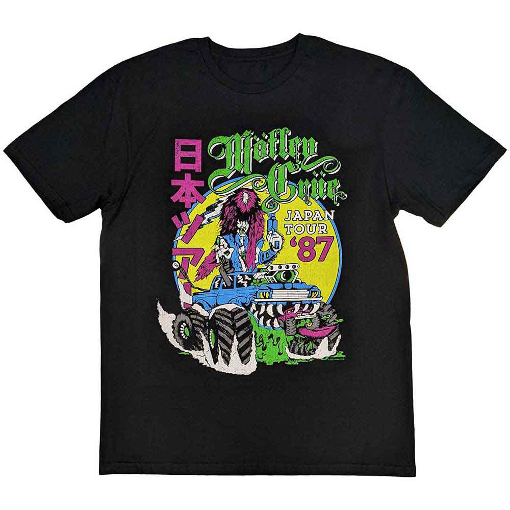 Motley Crue - Girls Girls Girls Japanese Tour '87 - T-Shirt Black