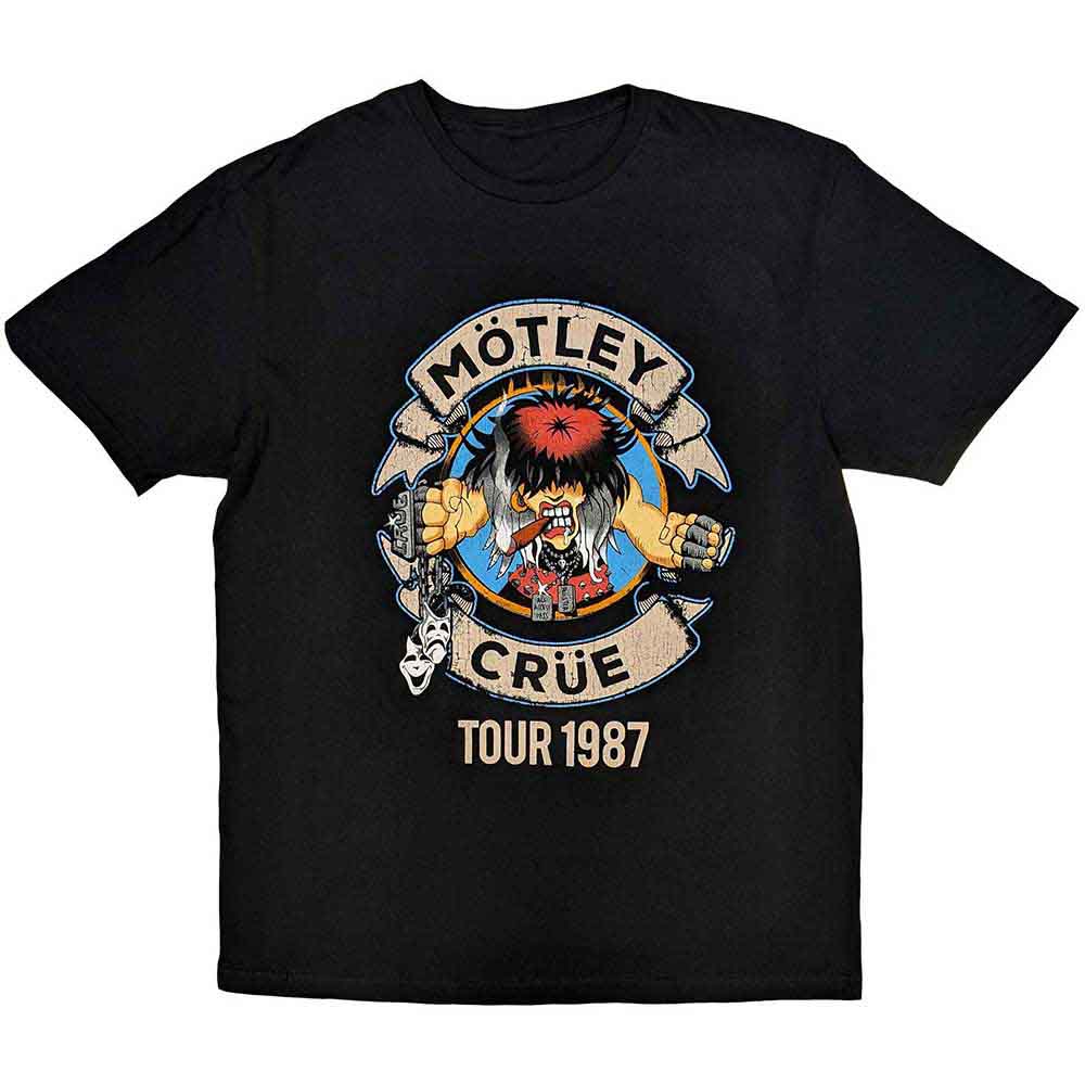 Motley Crue - Girls Girls Girls Tour '87 - T-Shirt Black