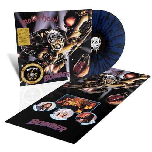 Motörhead - Bomber (50th Anniversary) [Dark Blue/Black Splatter LP] [Half-Speed] - Vinyl