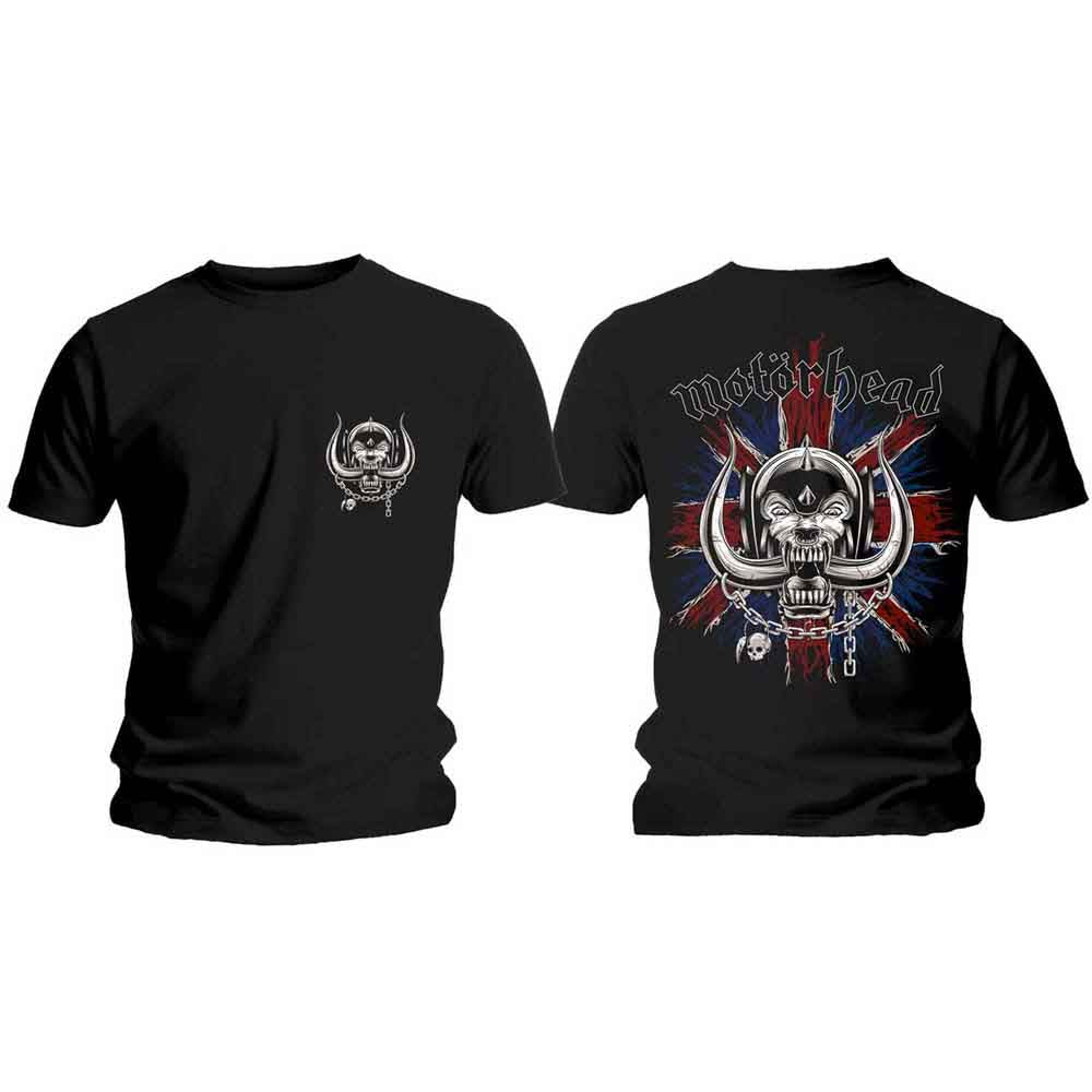 Motörhead - British War Pig & Logo - T-Shirt Black