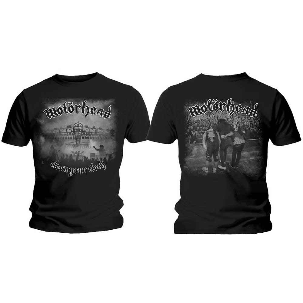 Motörhead - Clean Your Clock B&W - T-Shirt Black
