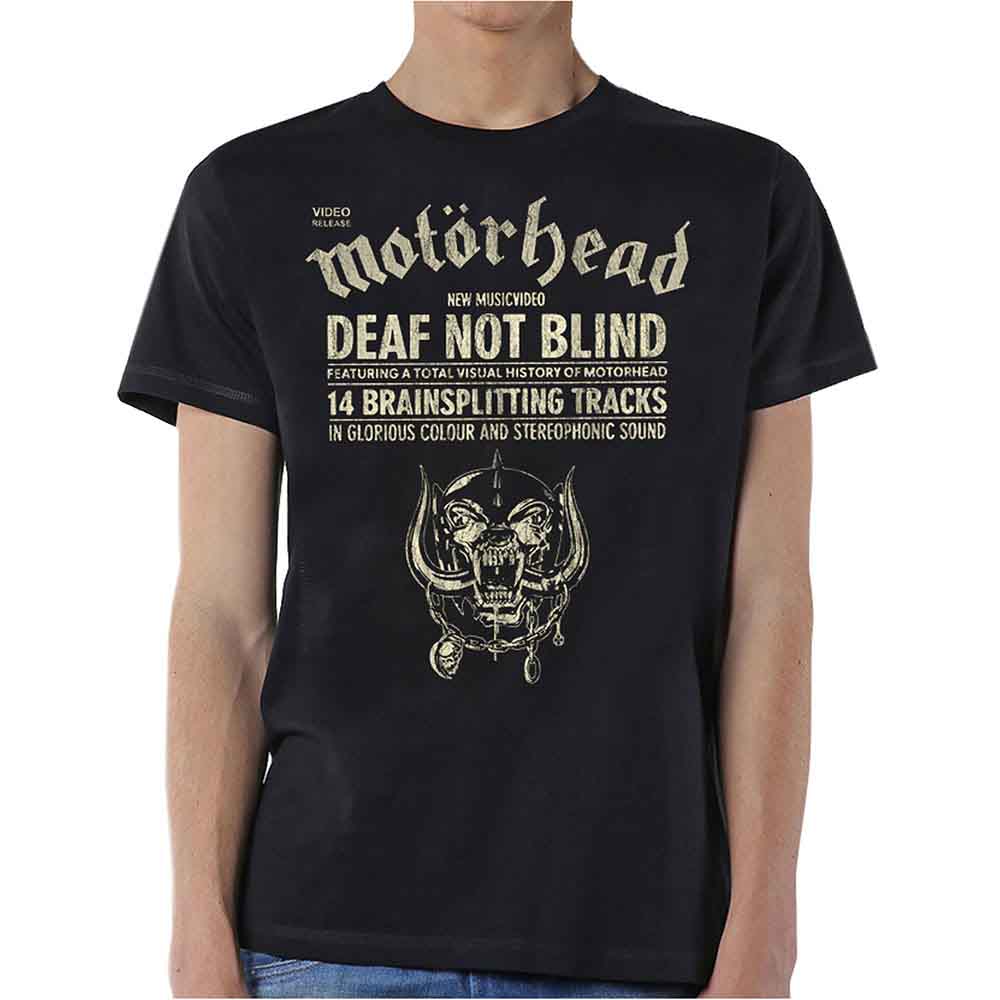 Motörhead - Deaf Not Blind - T-Shirt Black