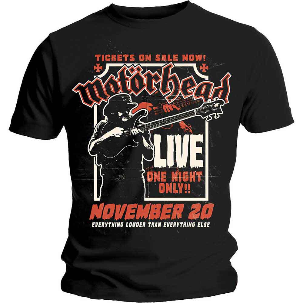 Motörhead - Lemmy Firepower - T-Shirt Black
