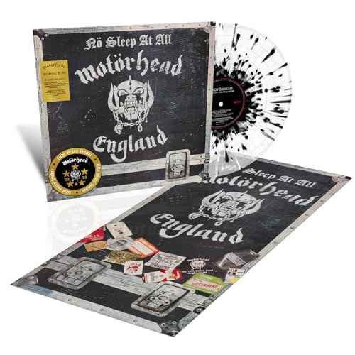 Motörhead - No Sleep At All (50Th Anniversary) [Clear/Black-White Splatter Vinyl] - Vinyl