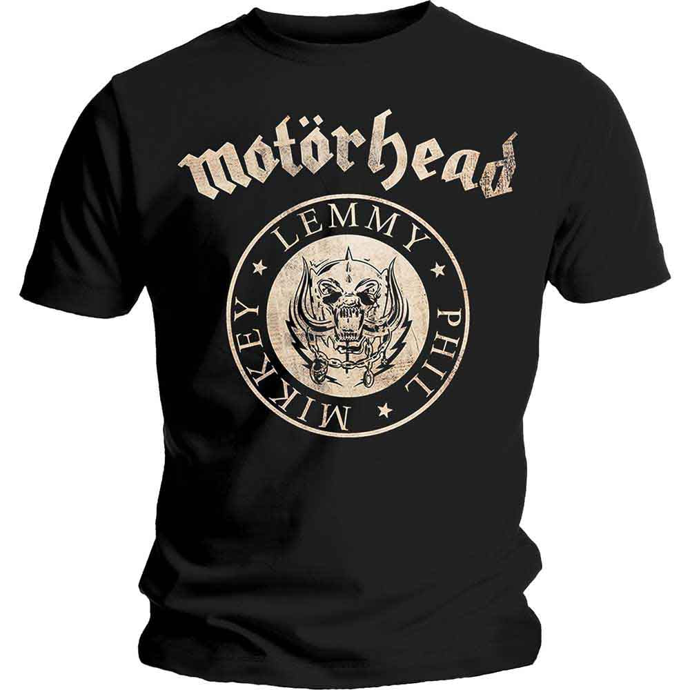 Motörhead - Undercover Seal Newsprint - T-Shirt Black