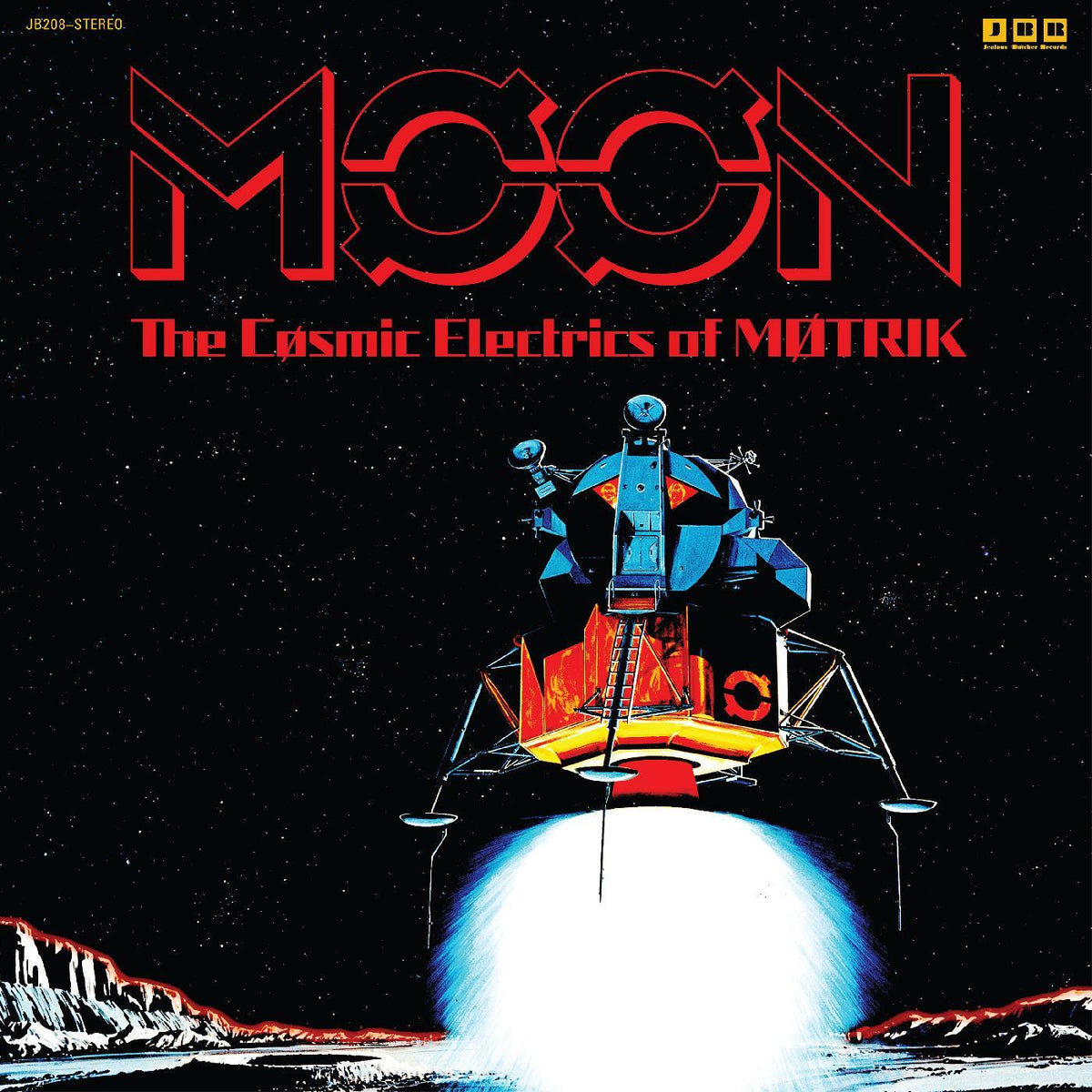 Motrik - MOON: The Cosmic Electrics of MOTRIK (2LP, RED / BLUE VINYL) - Vinyl
