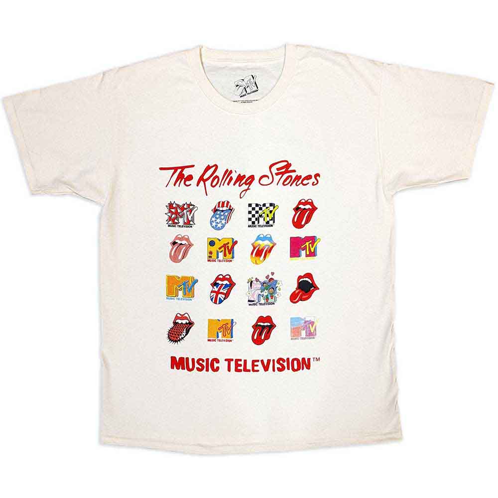 MTV - Rolling Stones Logo Mashup - T-Shirt Neutral
