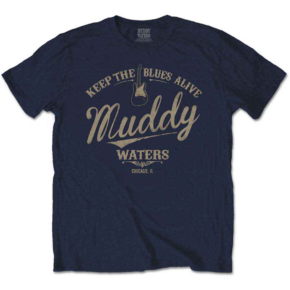 Muddy Waters - Keep The Blues Alive - T-Shirt Blue