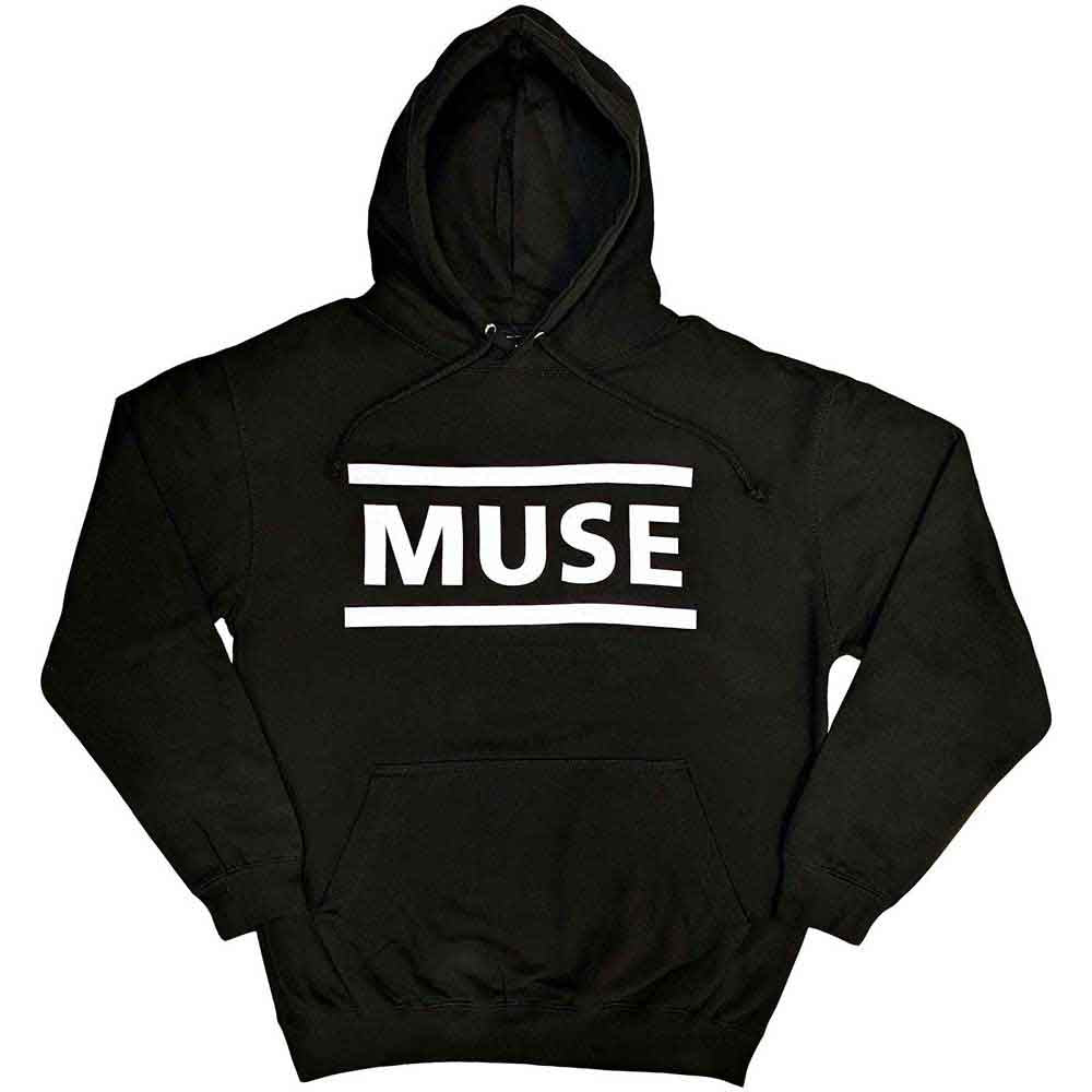 Muse - White Logo - Sweatshirt Black