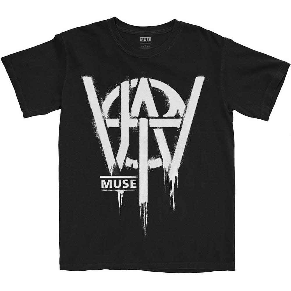 Muse - Will of the People Stencil - T-Shirt Black