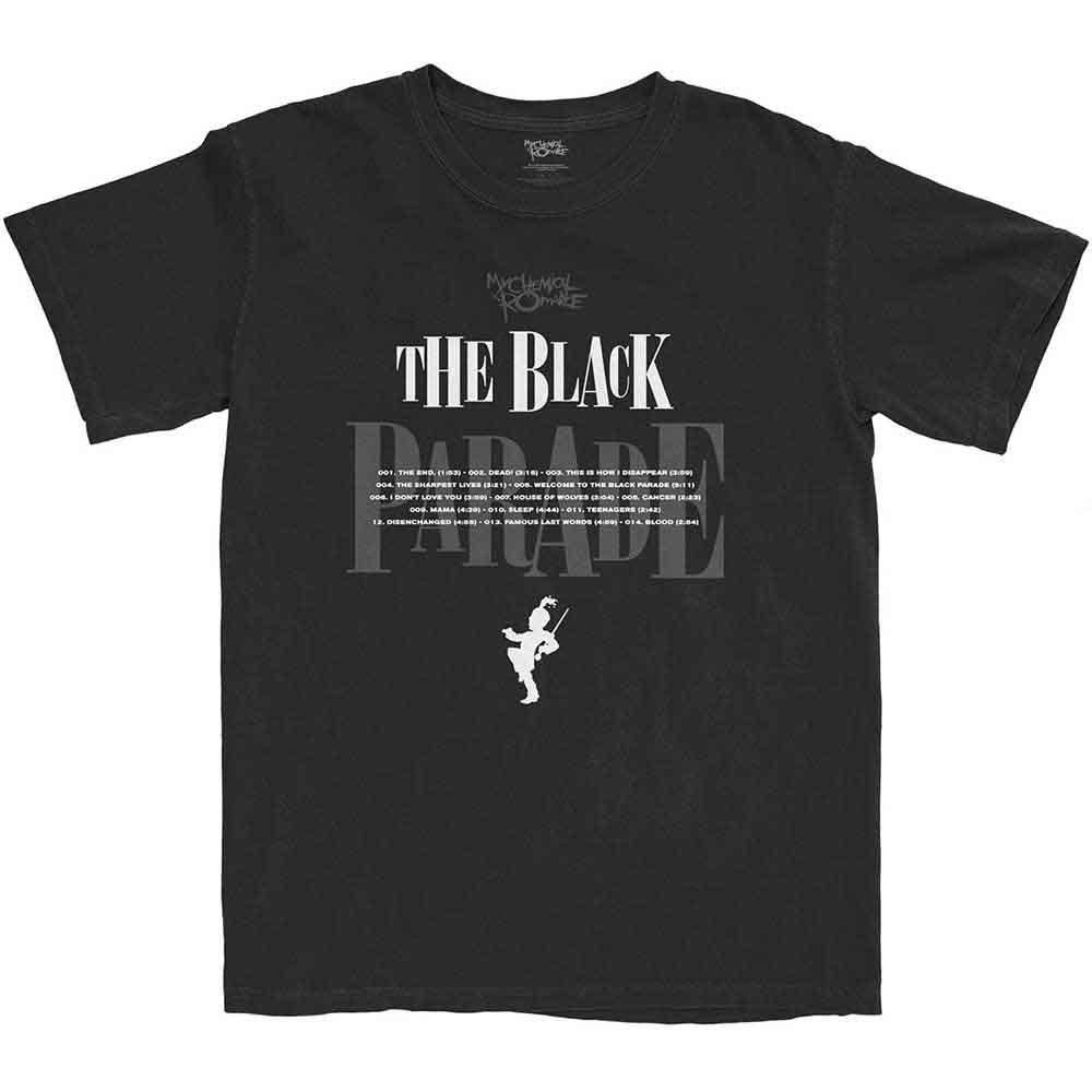 My Chemical Romance - Track Listing - T-Shirt Black